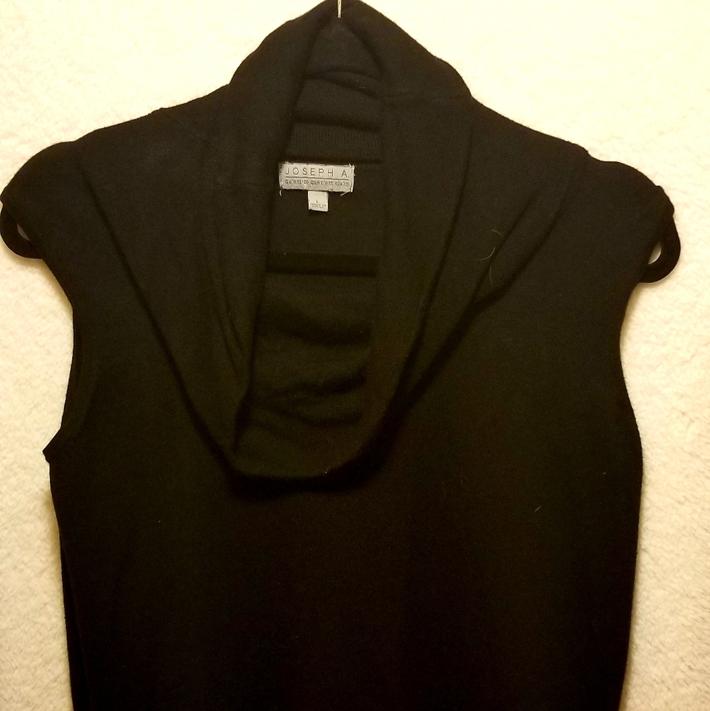 JOSEPH A cowl neck sleeveless sweater